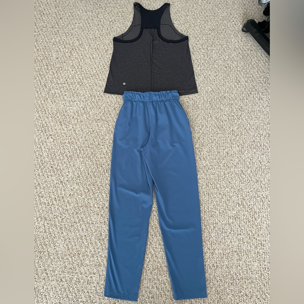 Lululemon Outfit Bundle – Clip-In Tank (6) & High-Rise Joggers (2) - Picture 3 of 16